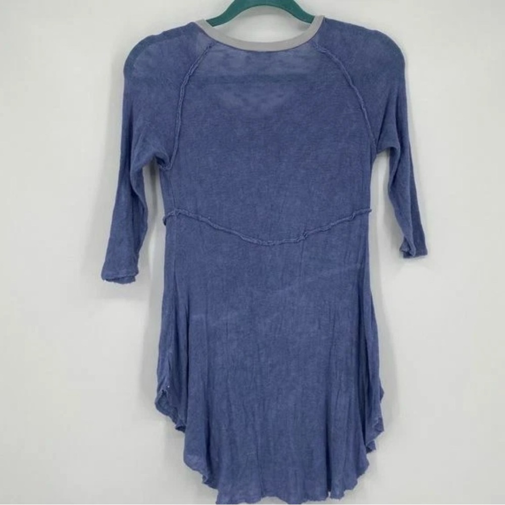 Free People Intimately Free Blue Weekend Top - Picture 6 of 7